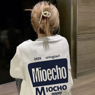 【隔日到貨】100%純棉 撞色英文字母正反印花圓領短袖T恤男女上衣服OVERSIZE大尺碼素色情侶裝團體服寬版長版