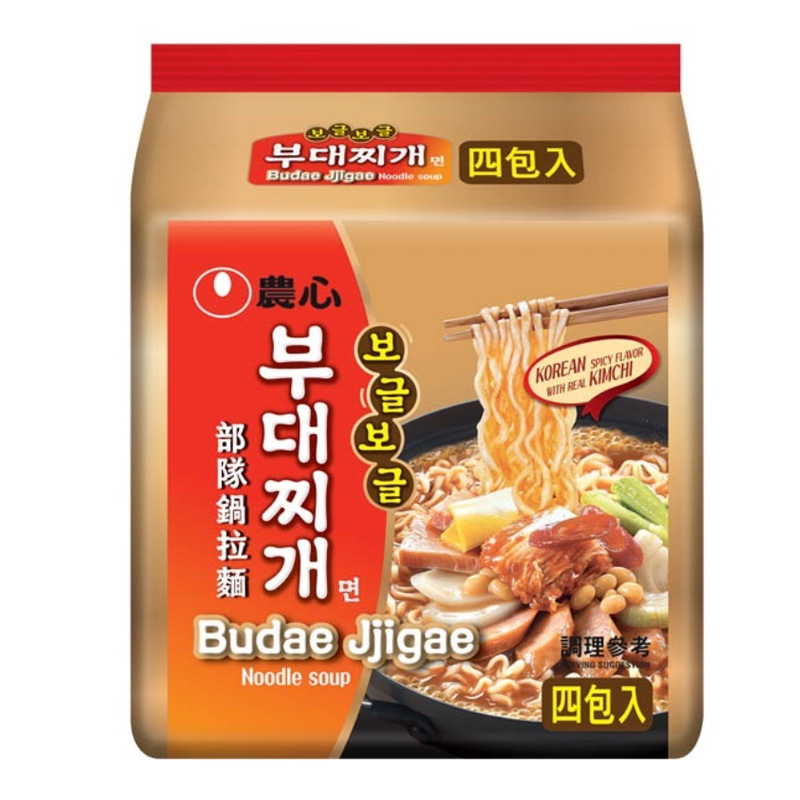 韓國 Nongshim 農心 部隊鍋拉麵 4包入/袋 泡麵 拉麵 部隊鍋 即泡即食 農心泡麵 韓式泡麵