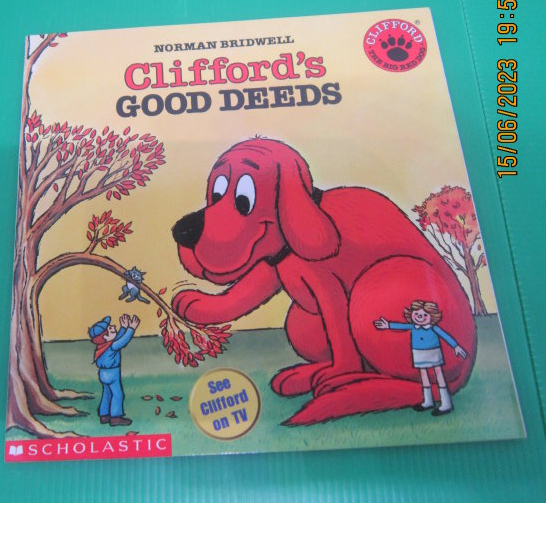 「二手書」Scholastic Clifford's good deeds Norman Bridwell 英文讀本