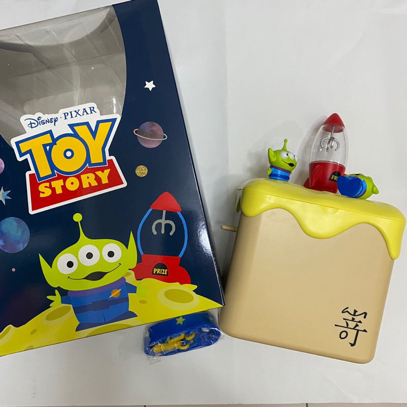 㟢 SAKImoto 三眼怪爆米花桶 無爆米花 迪士尼 火箭 玩具收納 可愛小物收藏 售完為止