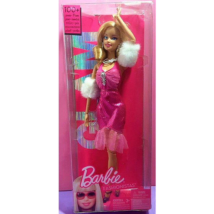 Mika💛芭比娃娃 時尚達人 耀眼金髮 動感甜心（全新盒損）Fashionistas Barbie