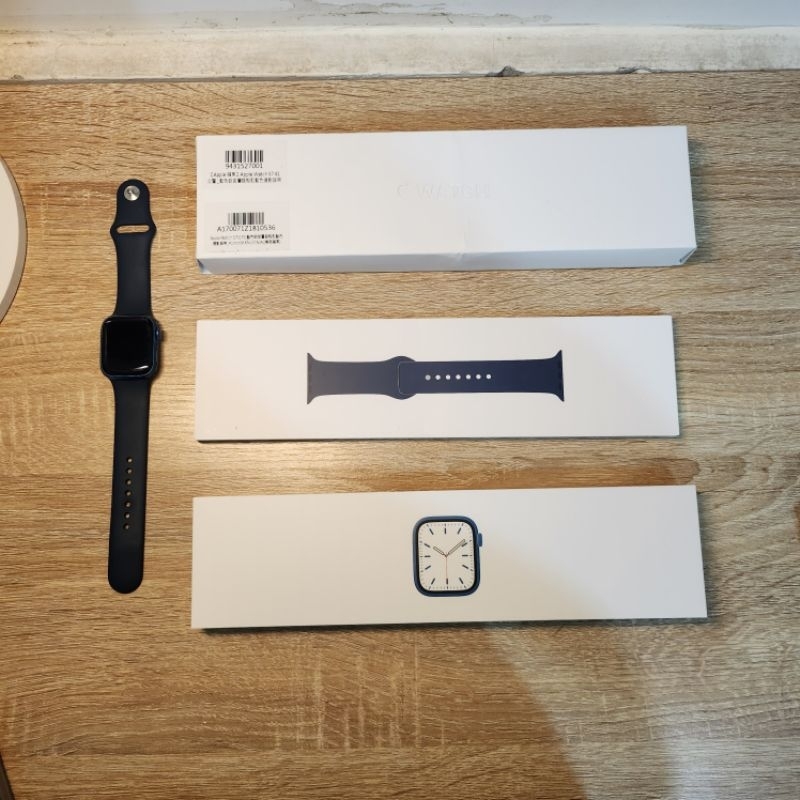 (二手) Apple watch S7 41mm GPS版 藍色 blue