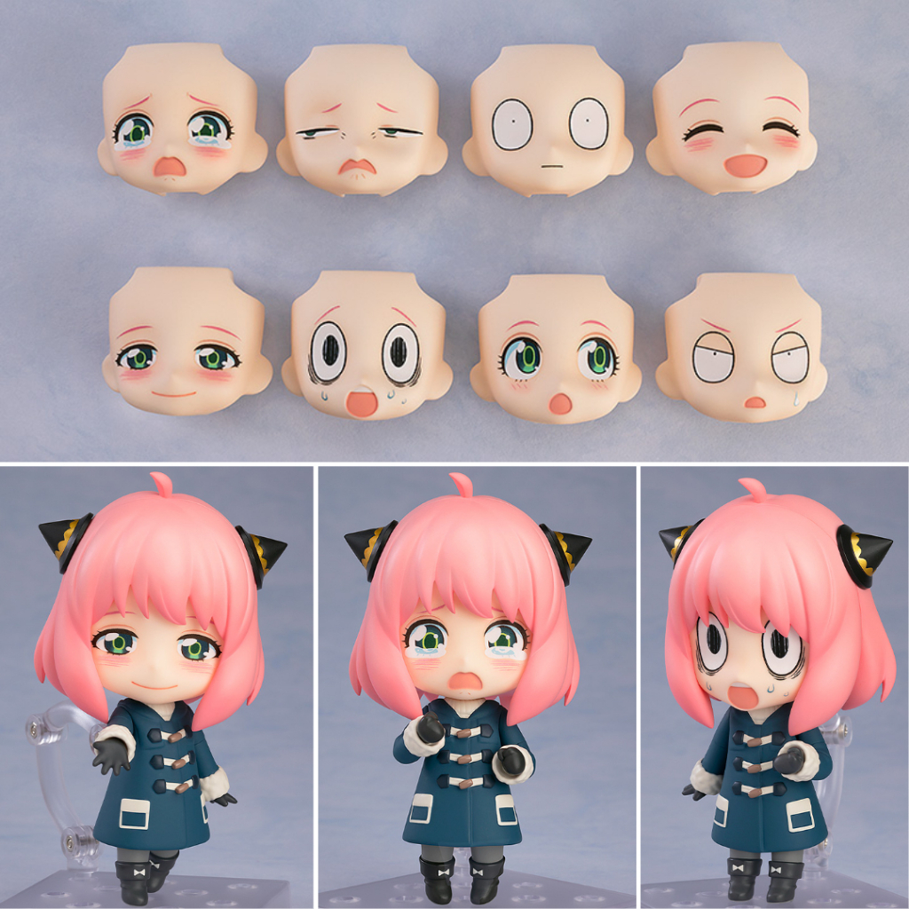 《$uper Toys》全新現貨 日版 GSC 黏土人 安妮亞‧佛傑 冬裝 黏土人配件系列 間諜家家酒 安妮亞 臉部表情