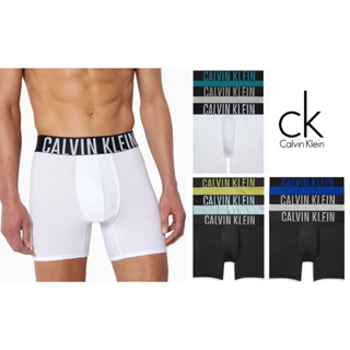 現貨【CK男生館】【CK Intense Power COTTON BOXER長版四角內褲】三件組