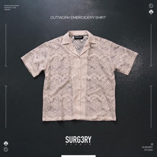 【SURG3RY SELECT】Cutwork Embroidery Shirt 古巴蕾絲襯衫