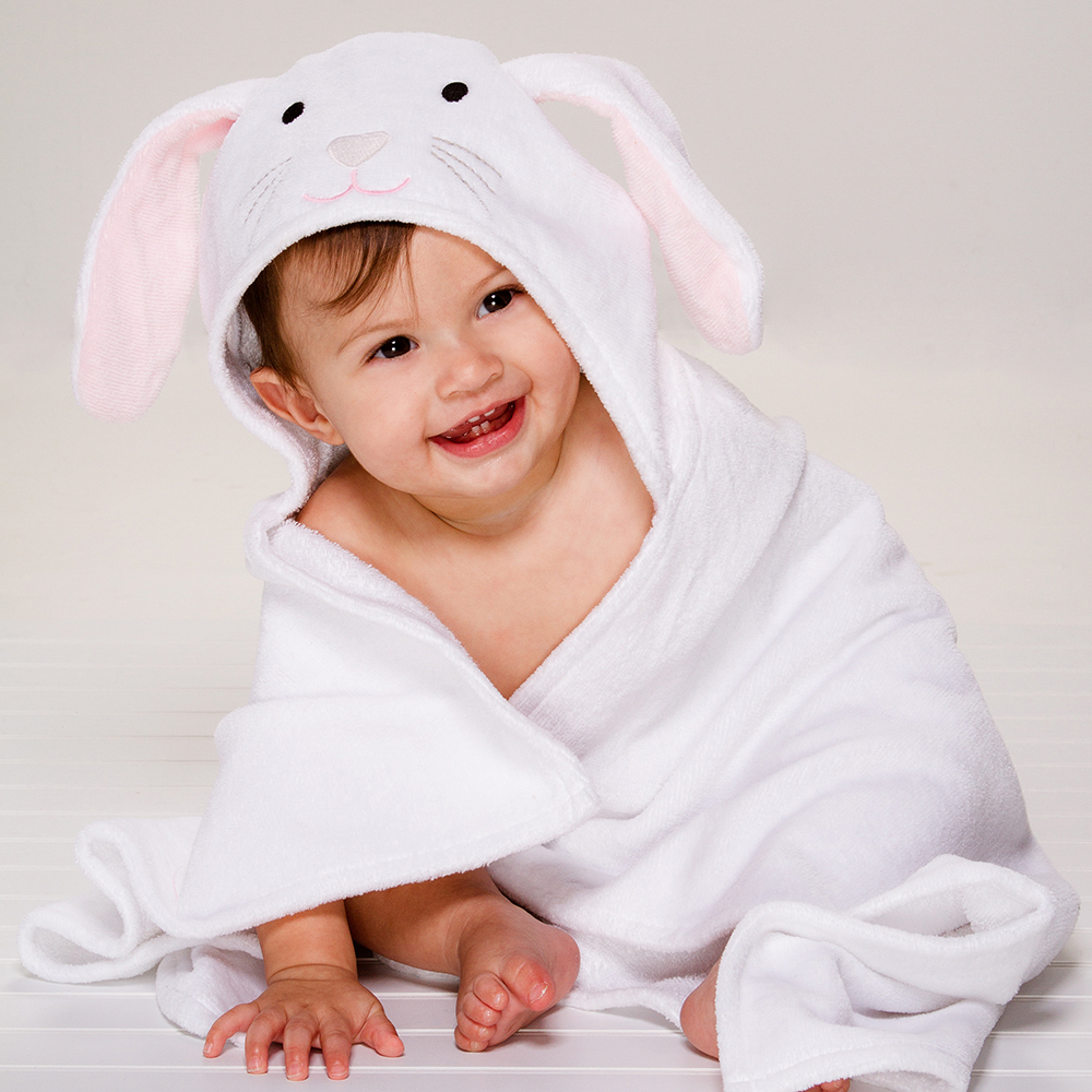 【福利品】ElegantBaby連帽浴巾 浴巾 造型浴袍 動物浴巾