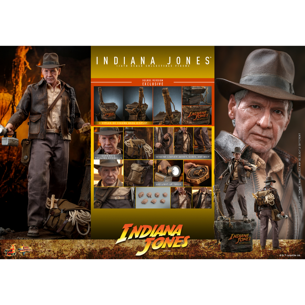 預購 Hot Toys – MMS716 MMS717 –《 印第安納瓊斯 命運輪盤 》1/6比例 瓊斯 非 DX05