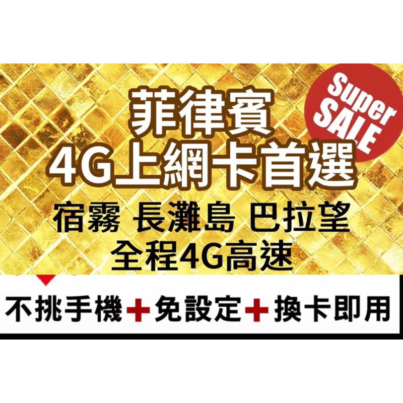 全新未使用* 菲律賓上網卡Globe 電信全程高速4G 菲律賓網卡長灘島 巴拉望 宿霧 馬尼拉 菲律賓全區適用