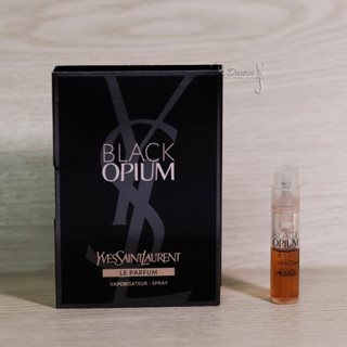 YSL 聖羅蘭 黑鴉片 Black Opium Le Parfum 女性香精 1.2mL 可噴式 試管香水 全新