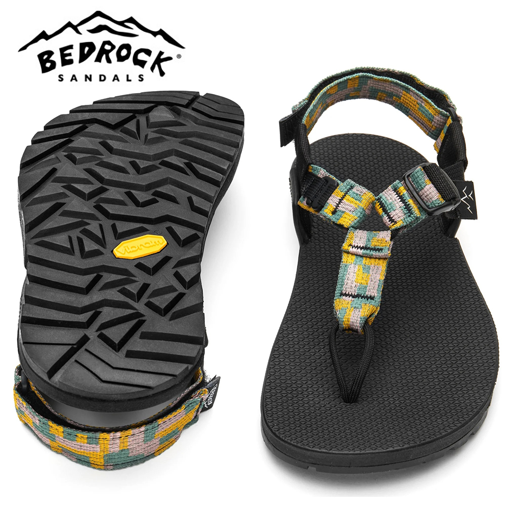 【BEDROCK 美國】Cairn Adventure Sandals 越野運動涼鞋 中性款 拼貼圖案 美國製