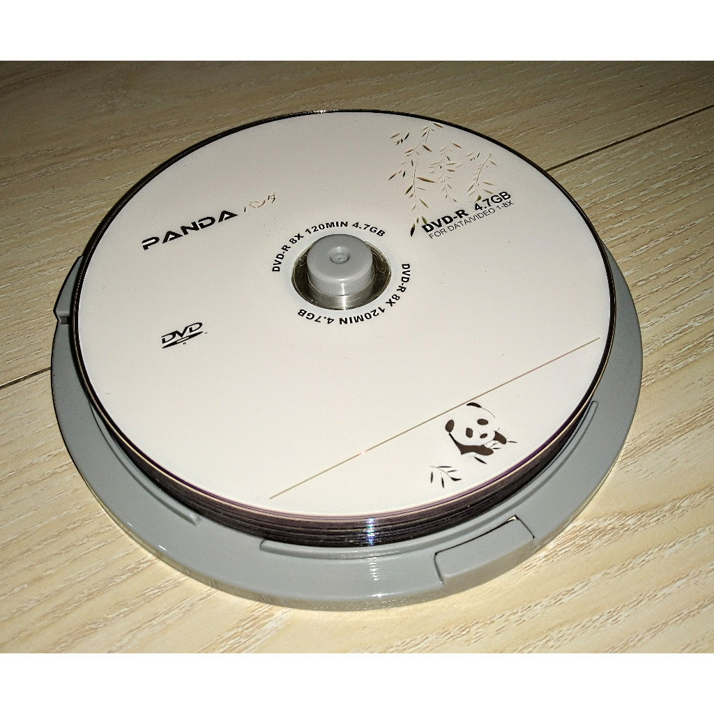 ⏳收藏歷史時光 全新保存未用 PANDA 熊貓 DVD-R 8X 4.7GB DVD光碟片