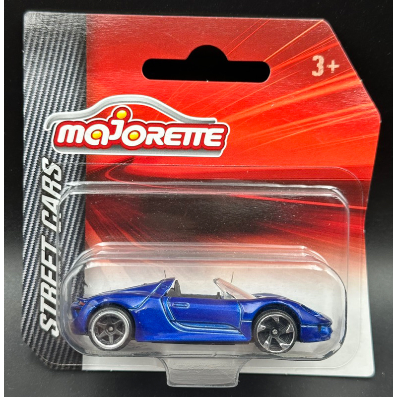 78車庫｜Majorette 美捷輪｜Porsche 918 Spyder 藍色 組裝瑕疵車 特殊車 輪圈不同