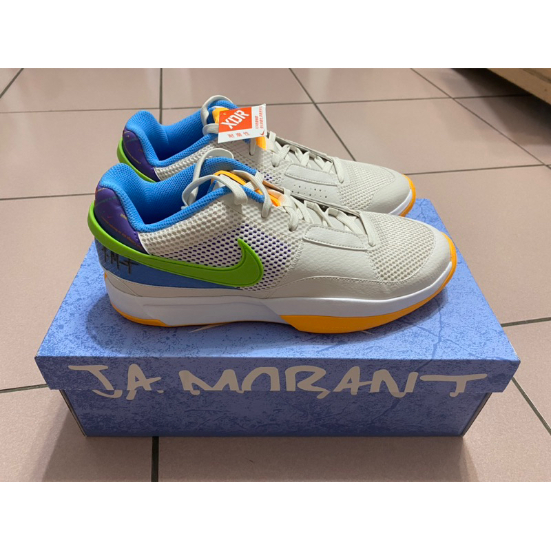 [全新］Nike Ja 1 "Trivia" 實戰籃球鞋 米藍橘 男鞋 DR8786-001 US11