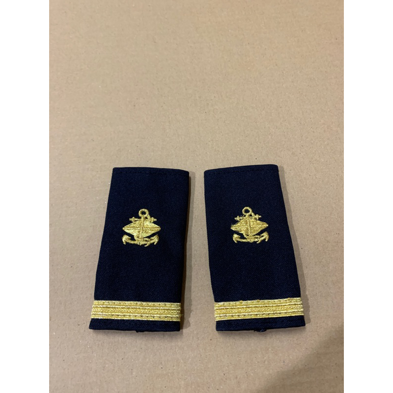 代售-海軍軟式肩章-少尉-財務