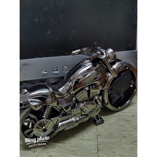 哈雷 機車 重機 鬧鐘 復古 alarm clock classis Haley model silver 全新