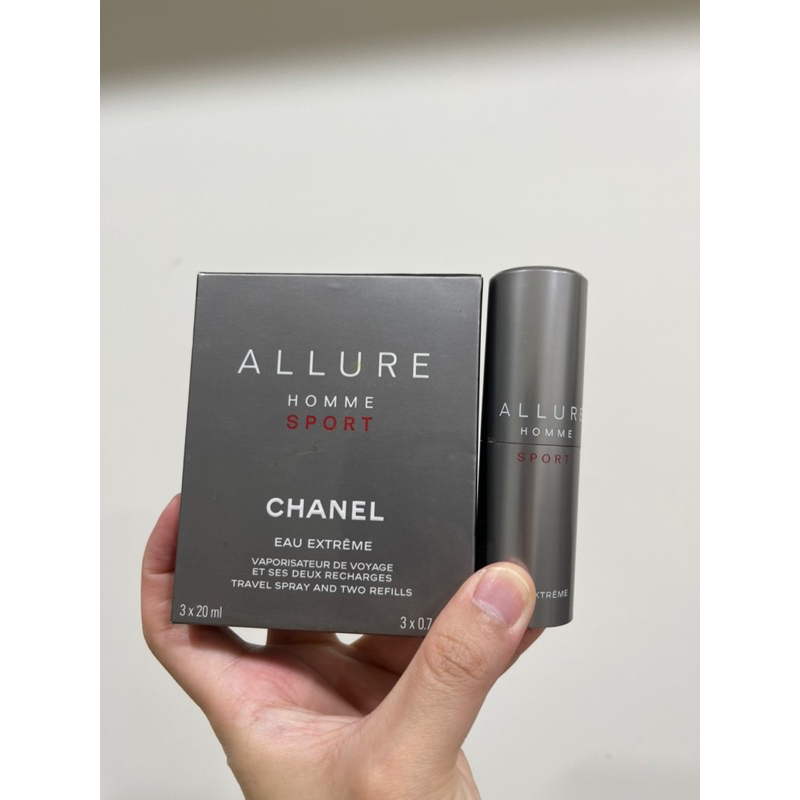 &lt;正品特惠&gt;Chanel 男性隨身香水, Allure, homme sport, 補充瓶,香奈兒香水