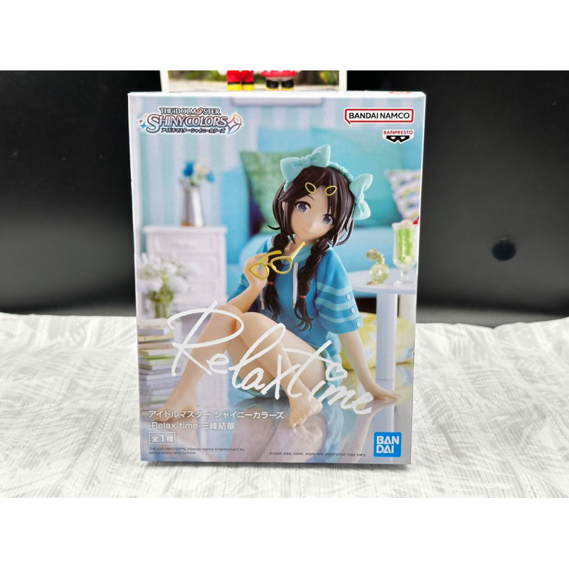 日本進口 正版 BANPRESTO 景品 偶像大師 閃耀色彩 Relax time 三峰結華 公仔