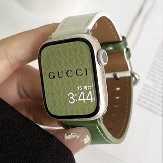 韓國 高階感 拼色 Apple Watch 錶帶 皮革 蘋果手錶 iWatch 8/7/6/se Ultra 錶帶 女款