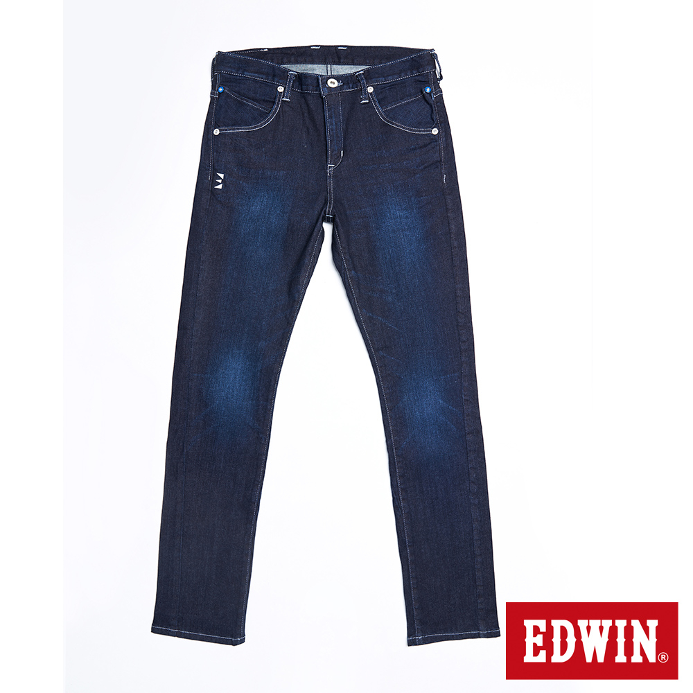 EDWIN E-FUNCTION 三片3D窄管牛仔褲(原藍磨)-男款