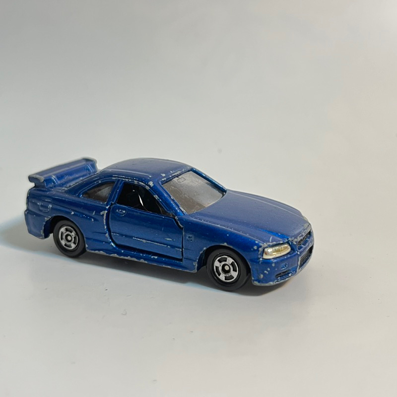 Nissan SKYLINE GT-R R34 深藍色 中製Tomica 絕版小車 可開門