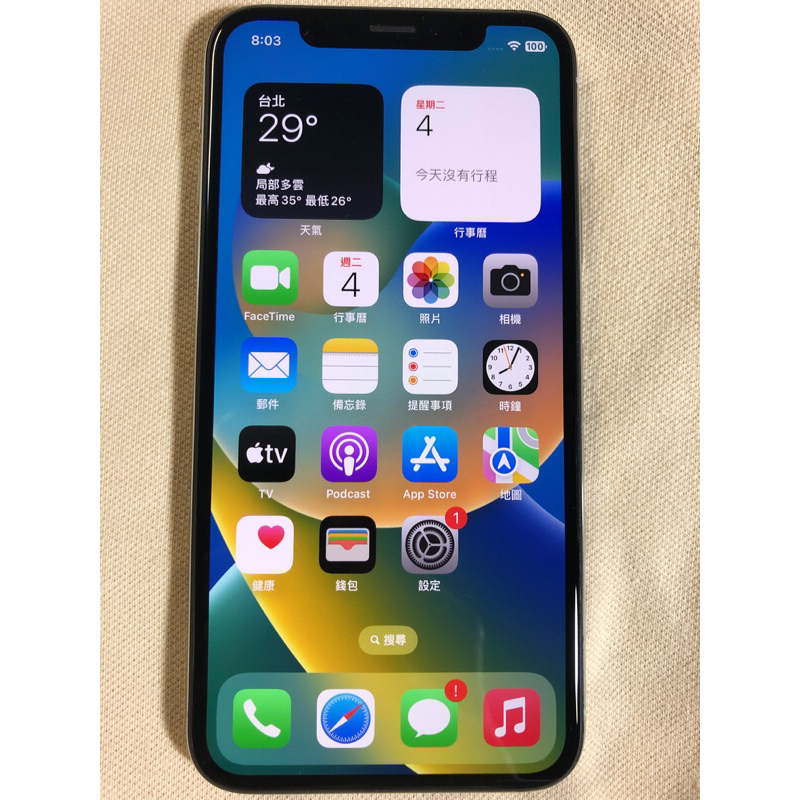 iphone 10白色（256G)，功能正常