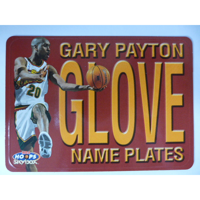 ~ Gary Payton ~手套/名人堂/蓋瑞·裴頓 1999年HOOPS.門票切割設計.NBA特殊卡