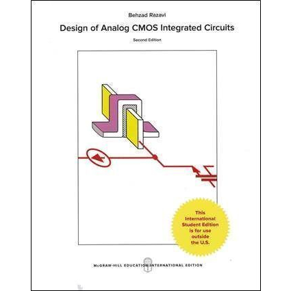 【現貨】&lt;姆斯&gt;Design of Analog CMOS Integrated Circuits 2/E RAZAVI 9781259255090&lt;華通書坊/姆斯&gt;