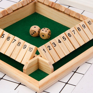【現貨快發】四面翻牌遊戲 木製四面翻牌數位遊戲 兒童數學加減 早教益智玩具 親子互動桌遊 思維訓練 兒童數字桌遊