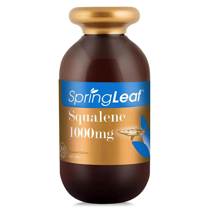 (🐨澳貨紐物)澳洲 綠芙 Springleaf－角鯊烯 1000mg＊360　代購