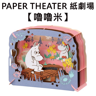 紙劇場 嚕嚕米 紙雕模型 紙模型 立體模型 慕敏 可兒 MOOMIN PAPER THEATER C80