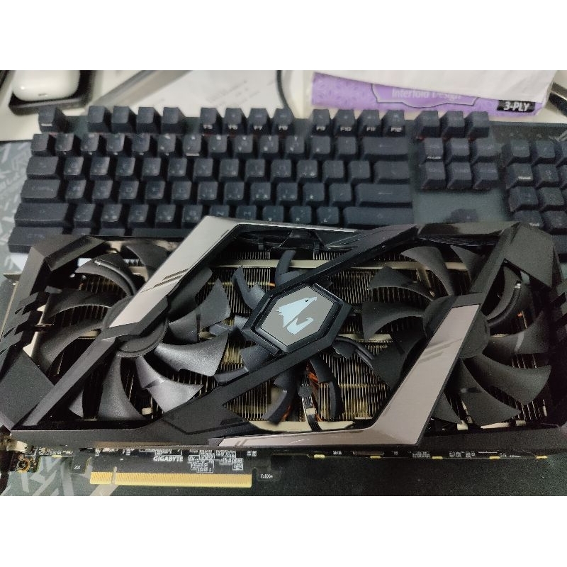 技嘉 Gigabyte RTX 2080 AORUS 8GC 二手顯卡， 非礦卡