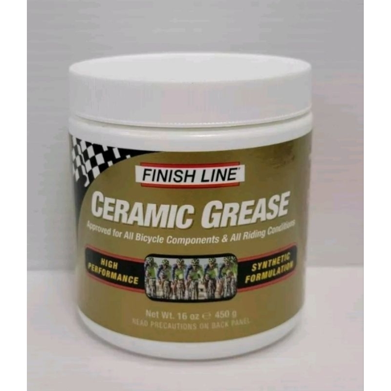 FINISH LINE 終點線 CEREMIC GREASE 陶瓷潤滑脂-容量:1lb /450g-(罐裝)