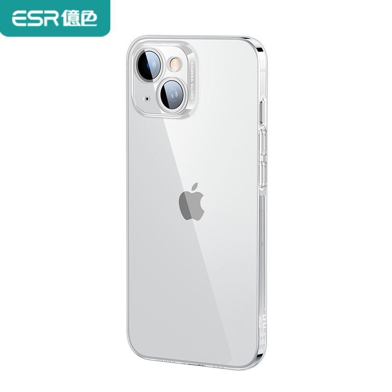 【ESR億色】iPhone 14/Pro/Plus/Pro Max/12系列 冰晶琉璃 強化玻璃背板防摔殼