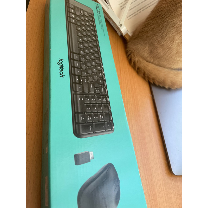 羅技Logitech 無線滑鼠鍵盤組 MK220 近全新