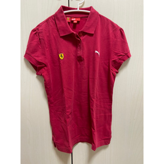 專櫃品牌puma法拉利紅色polo衫