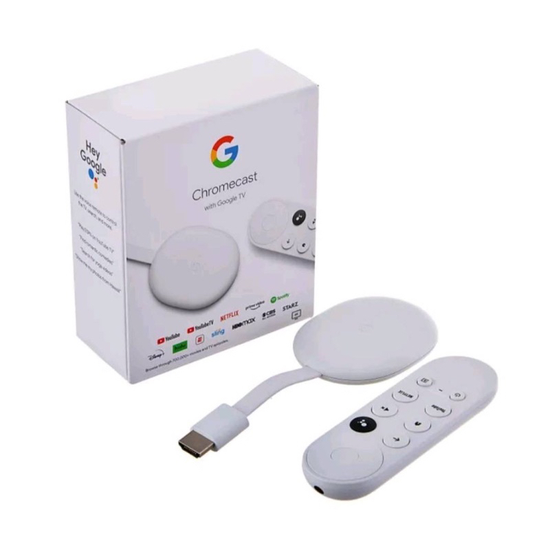 Google Chromecast with Google TV媒體串流播放器 4K 電視棒