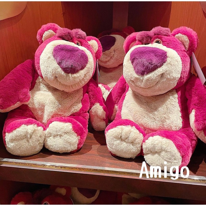 日本 迪士尼樂園 玩具總動員 熊抱哥 草莓熊 抱哥 草莓味 香味 娃娃 玩偶 絨毛娃娃 絨毛玩偶