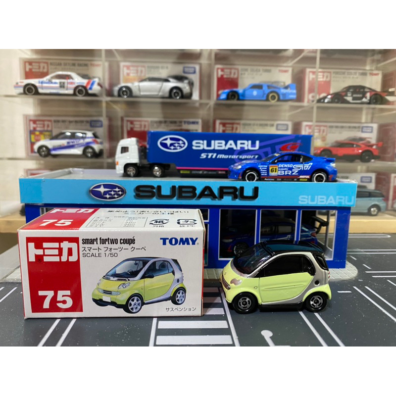 TOMICA NO.75-7 SMART FORTWO COUPÉ 絕版藍標號車