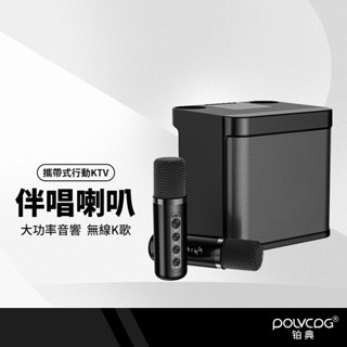 YS-203 麥克風K歌音箱 行動KTV伴唱喇叭 無線K歌 家庭KTV 藍芽音箱 藍芽喇叭 雙人無線伴唱