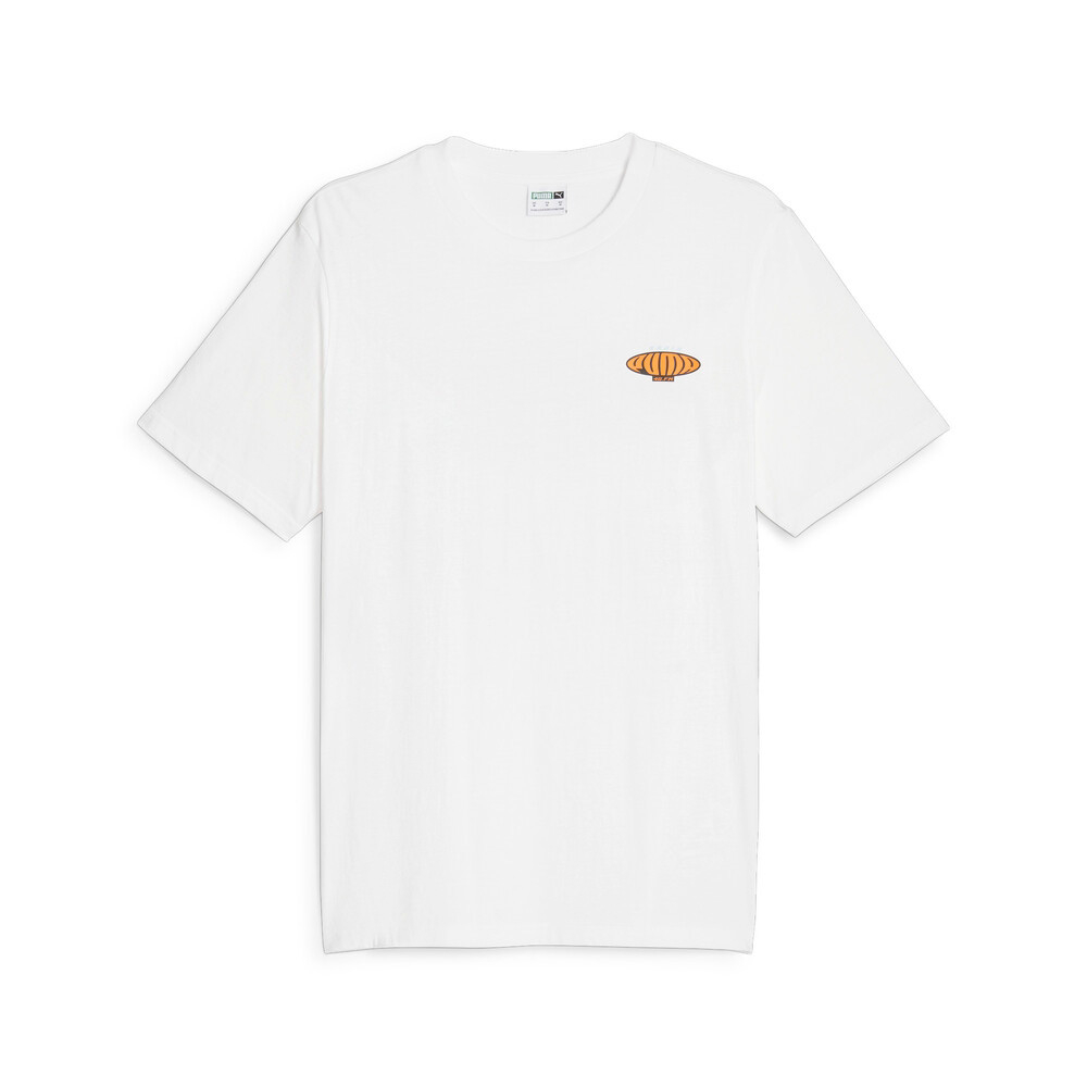 PUMA 短T 流行系列 FM 白色 印花 短袖 T恤 男 62274202