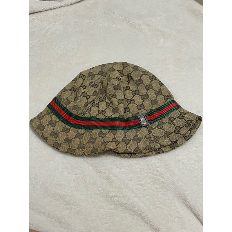 gucci 古馳 帽子 漁夫帽 名牌 非正版 流行 品牌 二手近全新