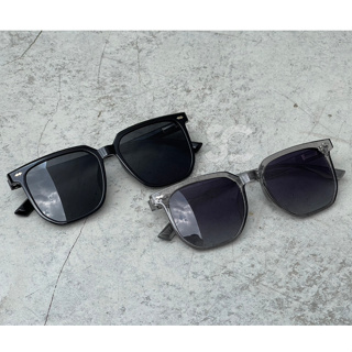 【SC】歐美潮流 韓國造型痞帥鉚釘透明質感黑灰偏光眼鏡 墨鏡 GM款 太陽眼鏡 男生太陽眼鏡 #GL5817