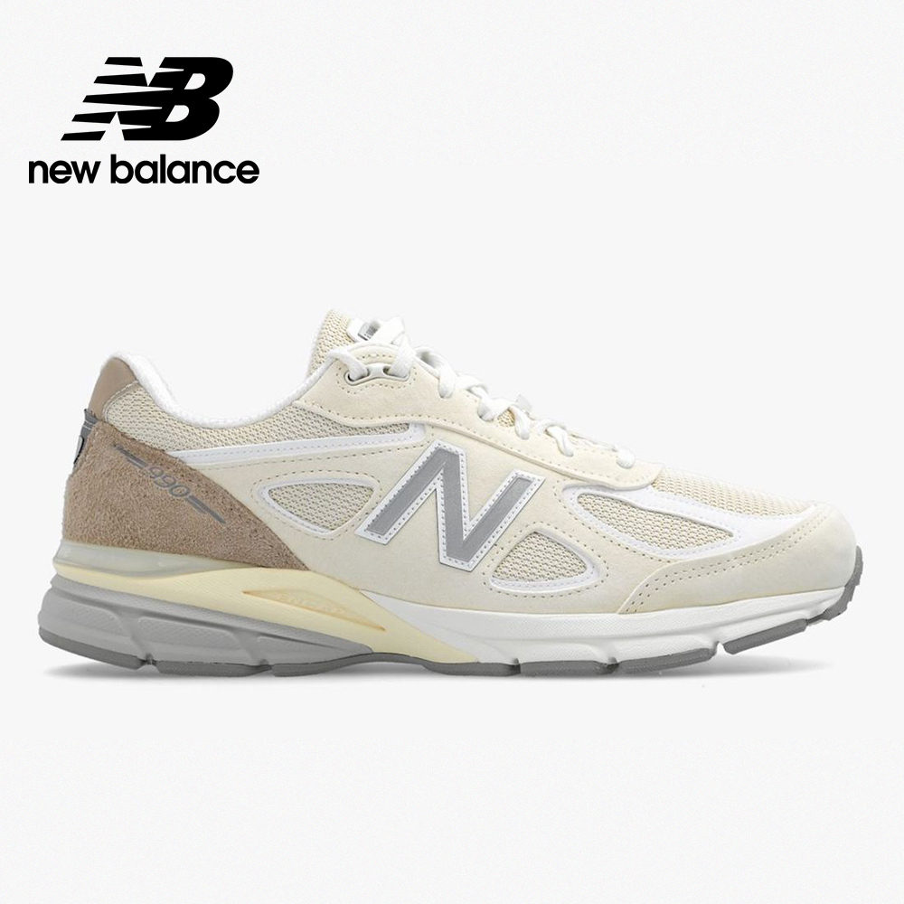 【New Balance】 NB 美製復古鞋_中性_奶油色_U990TE4-D楦 990 英美鞋