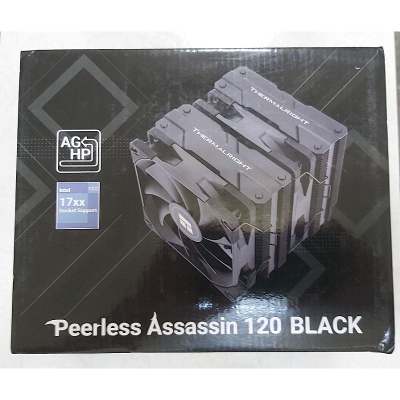 索摩樂 利民 PA120 黑化版，支援LGA1700，Thermalright Peerless Assassin120