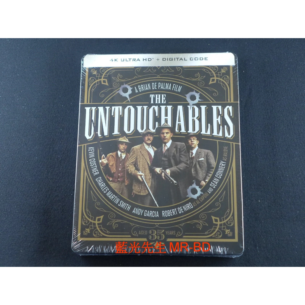 鐵盒[藍光先生UHD] 鐵面無私 UHD 35周年單碟版 The Untouchables