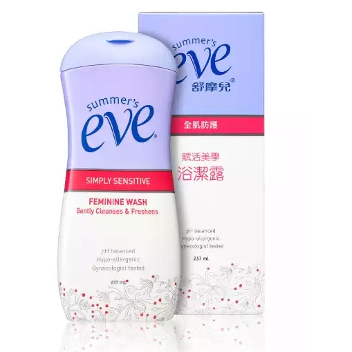 eve 舒摩兒賦活美學浴潔露237ml+59ml 私密益生元