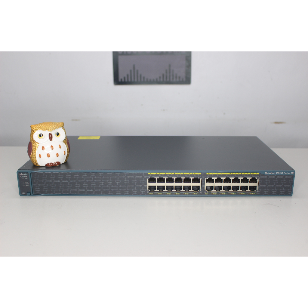 CISCO WS-C2960-24-S 24-PORT MANAGED SWITCH