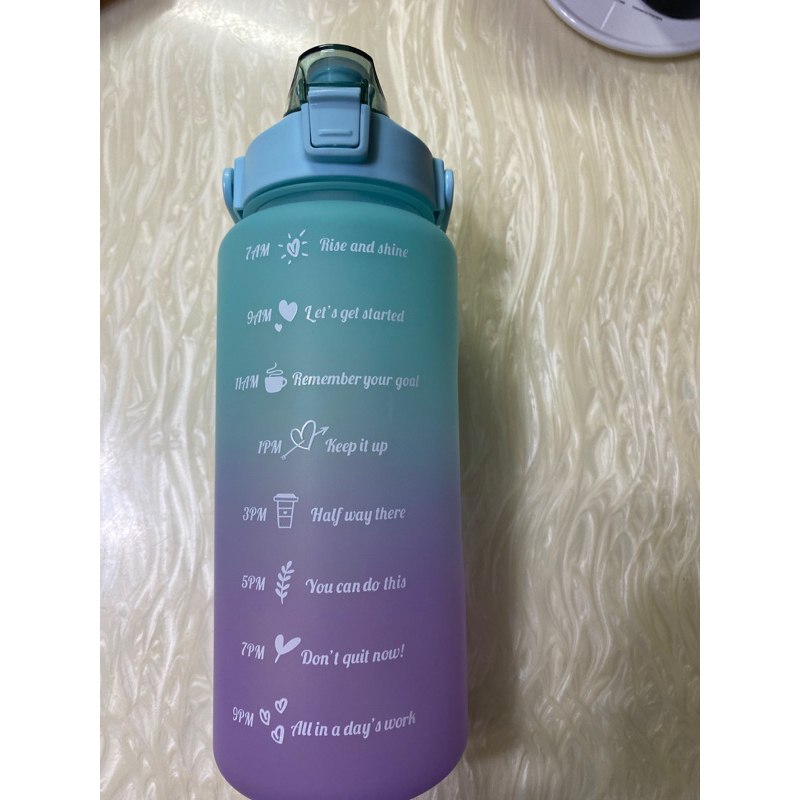 日光生活漸層粉彩運動水壺2000ml