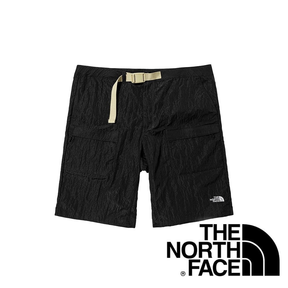【THE NORTH FACE 美國】男防風休閒短褲 『黑色』NF0A7WD8