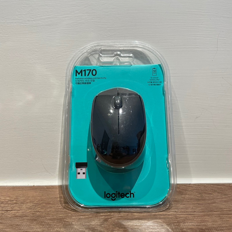 [全新] 羅技 Logitech M170 無線滑鼠 (黑色)
